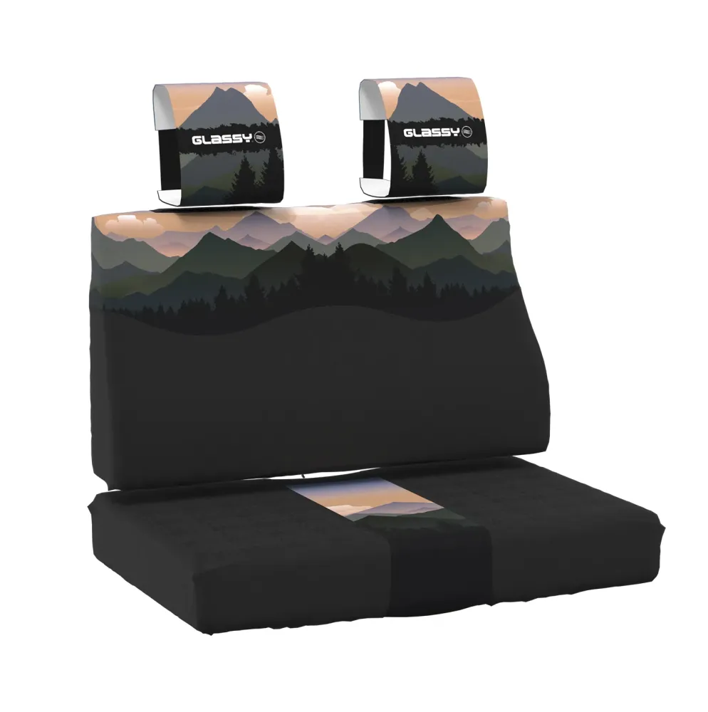 Housse de siège arrière double imperméable grand volume montagne