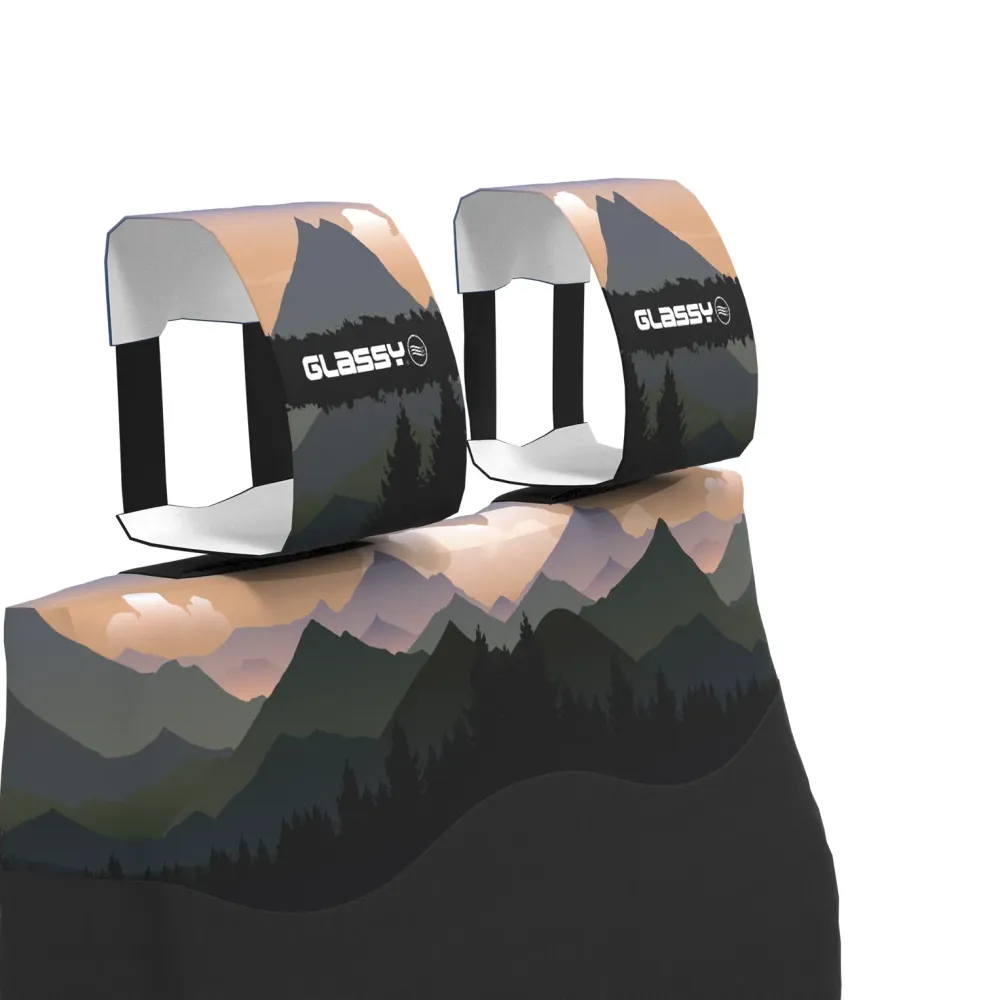 Housse de siège arrière double imperméable grand volume montagne