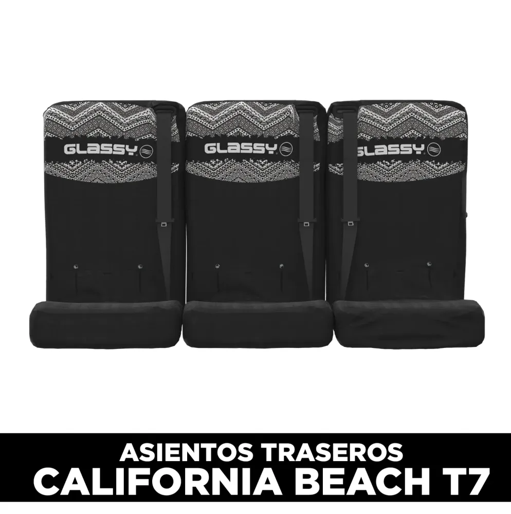 Housse de siège arrière imperméable California Beach T7 Ethnic