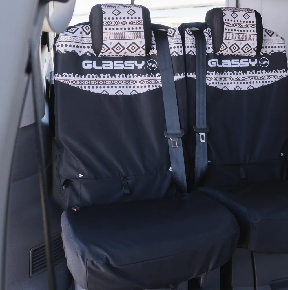 Housse de siège arrière imperméable California Beach T7 Ethnic