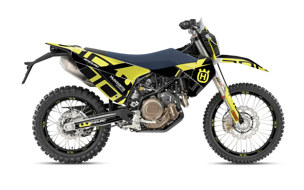 Husqvarna 701 Enduro 2026 KITS DÉCO - "Monarch" (Jaune)