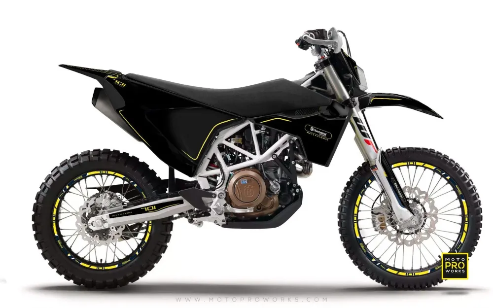 Husqvarna 701 Enduro Kits Déco - "ARROW" (Noir)