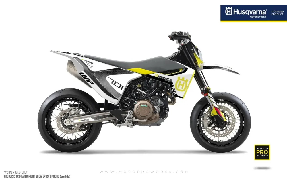 Husqvarna 701 Enduro Kits Déco - "RR-Tech" (Blanc)
