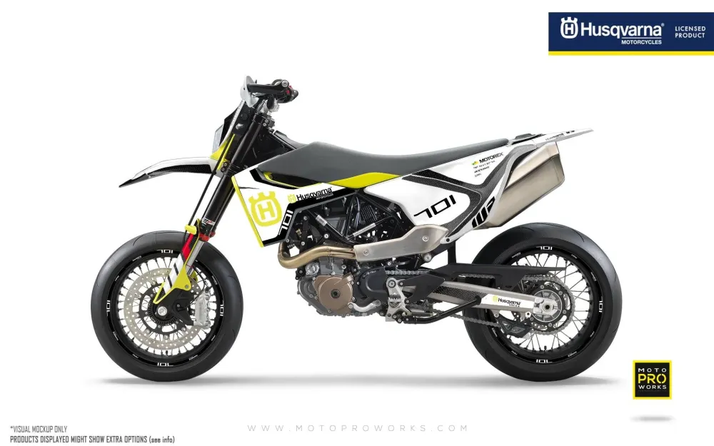 Husqvarna 701 Enduro Kits Déco - "RR-Tech" (Blanc)
