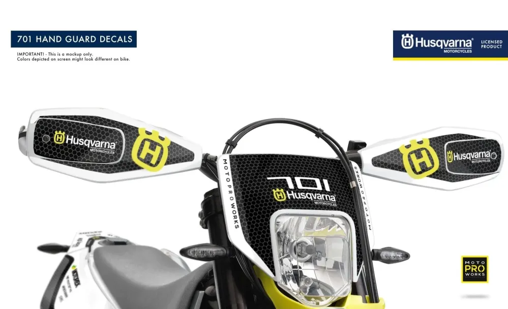 Husqvarna 701 Enduro Kits Déco - "RR-Tech" (Blanc)