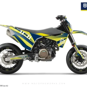 Husqvarna 701 KITS DÉCO - "Featherlight" (Jaune/Bleu)
