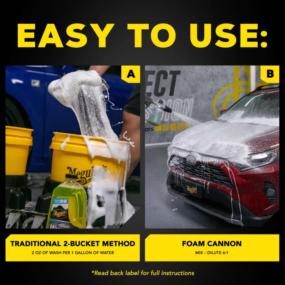 Hybrid Ceramic Wash & Wax - Shampoing déperlant céramique - Meguiar's