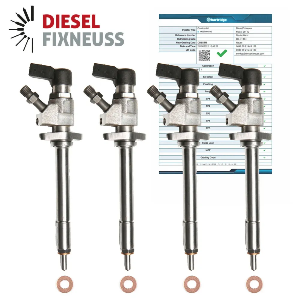 4x Injecteur 9657144580-06 Ford C-Max S-max Mondeo Galaxy 2.0 TDCI VDO