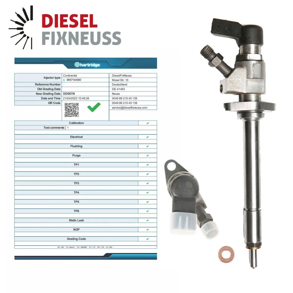4x Injecteur 9657144580-06 Ford C-Max S-max Mondeo Galaxy 2.0 TDCI VDO