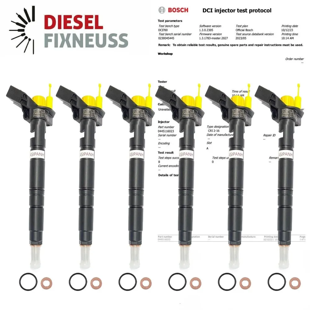 6x Injecteur Audi A4 A5 A6 Q7 2,7 + 3,0 TDI 059130277AR 059130277BE