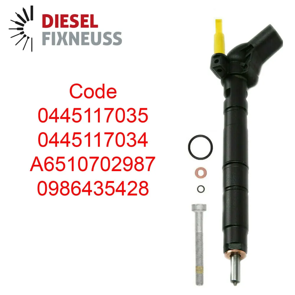 4x Injecteur Bosch 0445117035 0986435428 Mercedes 2.2 CDI GLE GLC GLA GLK