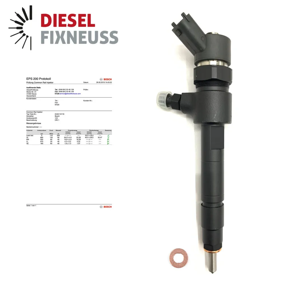 4x injecteur Bosch d'origine Fiat / Alfa Romeo / Lancia 1.9 JTD 0445110119