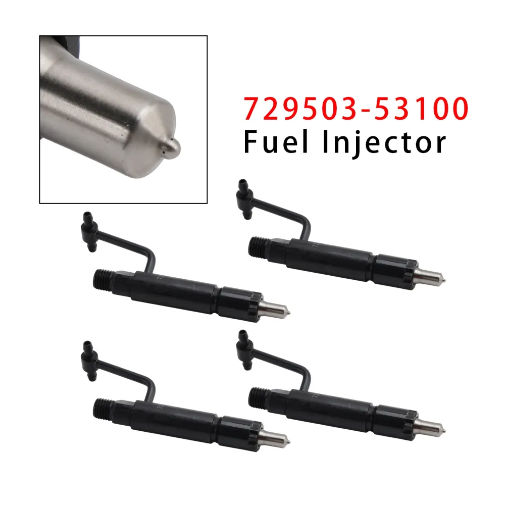 Injecteur de carburant pour Yanmar 3TNE84 3TNE88 4TNE84 John Deere 729503 – 53100, 4 pièces