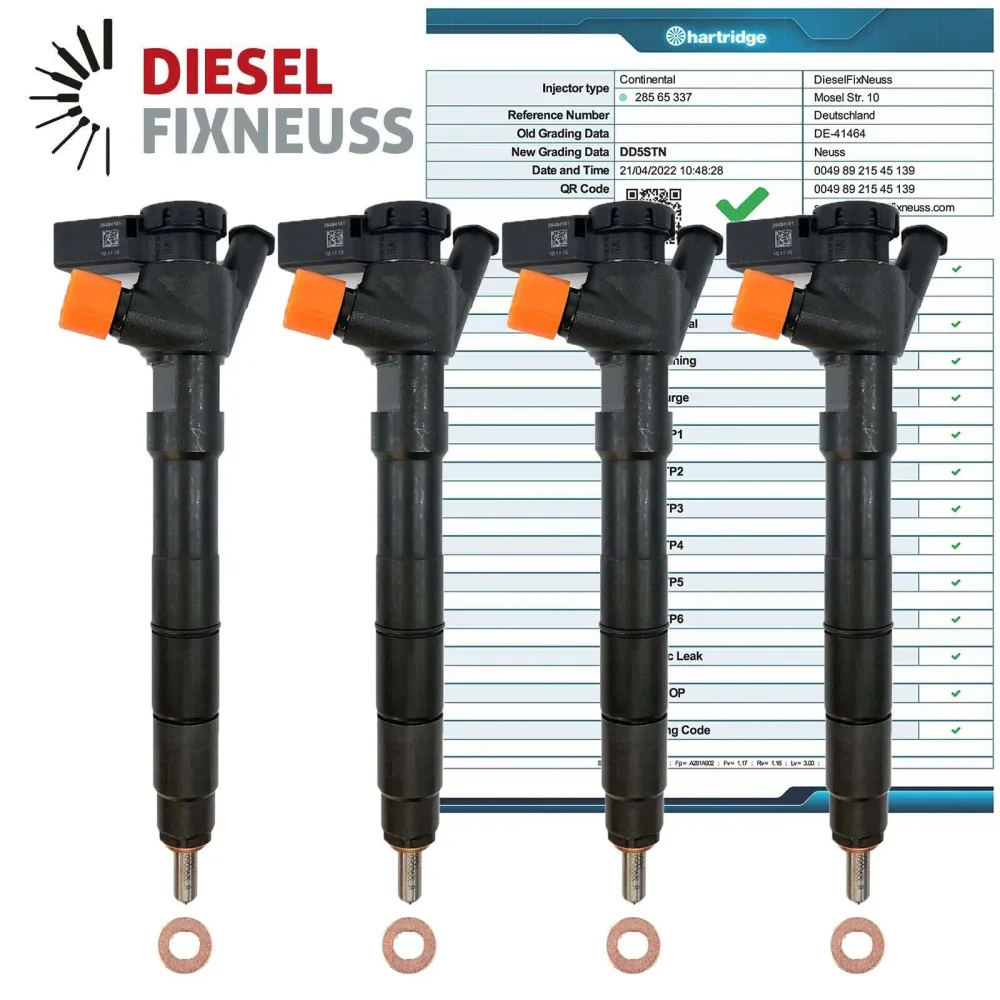 4x Injecteur VW Crafter 5Y 2,0 TDI Diesel DAU DAUA DAUB 04L130277AP