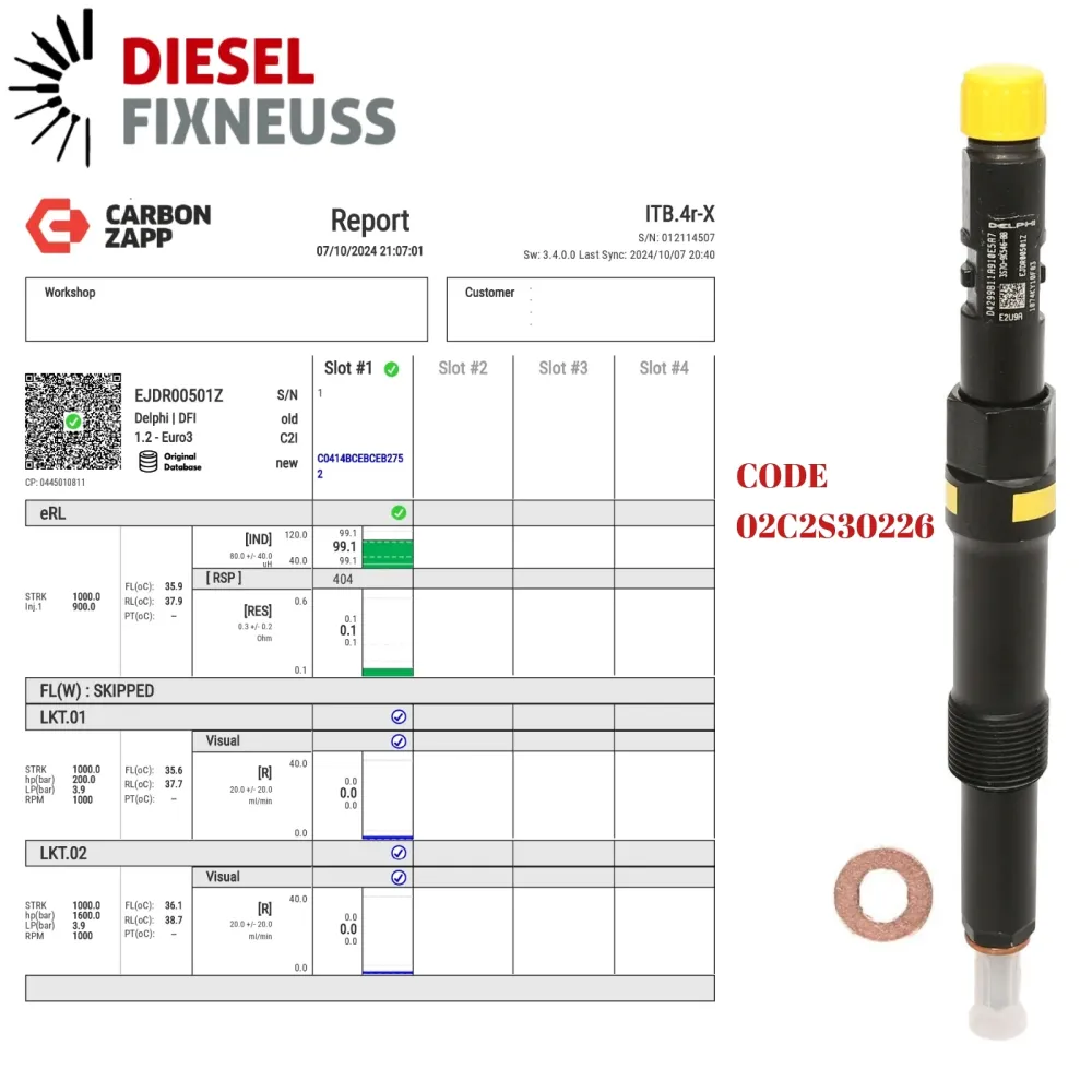 Injecteur EJDR00501Z Ford Mondeo 2,0 TDCI 3S7Q9K546BB 1307448 EURO3