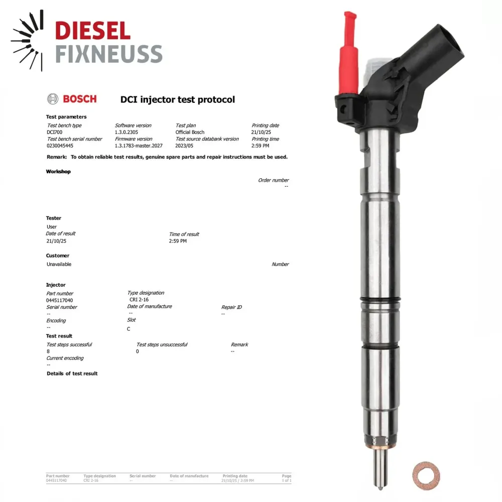 Injecteur FC3Q9K546AA/0445117040/FC3Z9H529A/FC3Z9H529B/FC3Z9