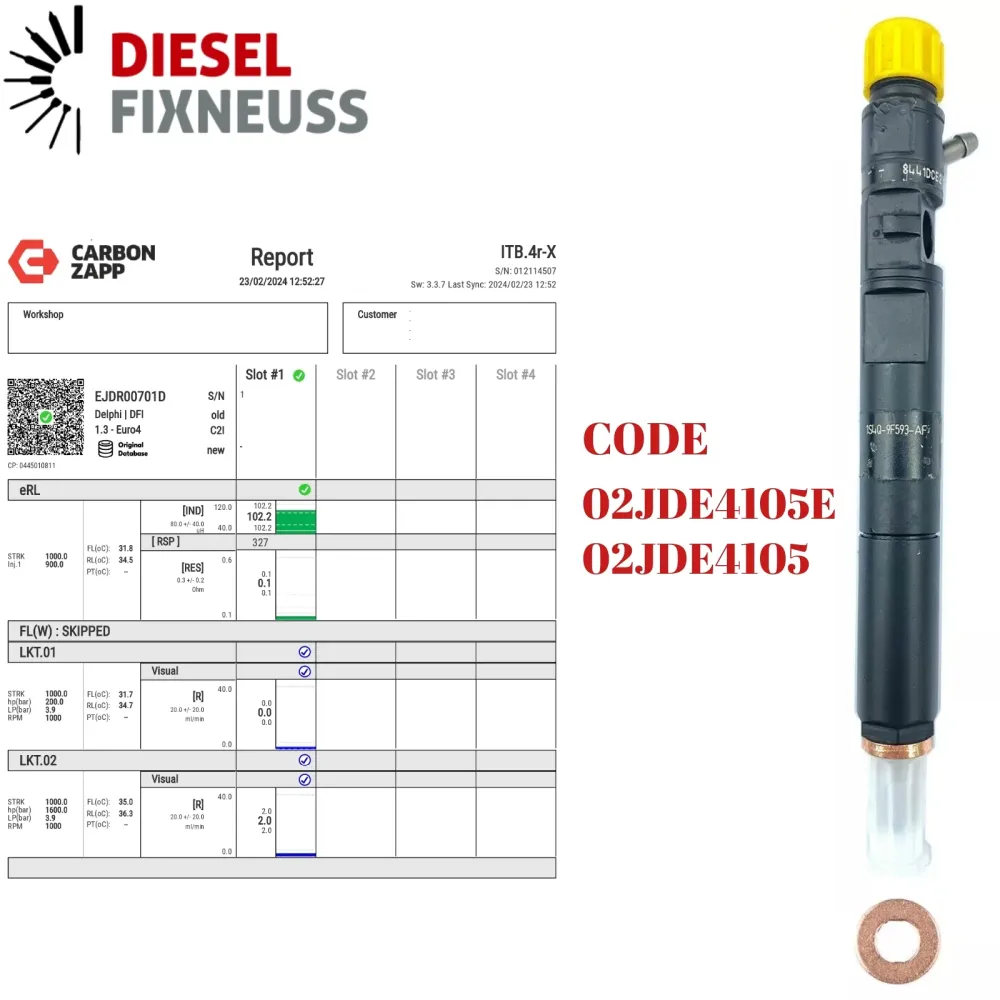 Injecteur Ford Mondeo 2,2 TDCI Euro 4 6S7Q9K546AA R00701D