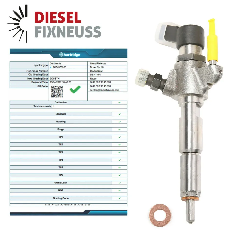 Injecteur Ford Volvo Peugeot Mazda 1.6 HDI 9674973080 9802448680