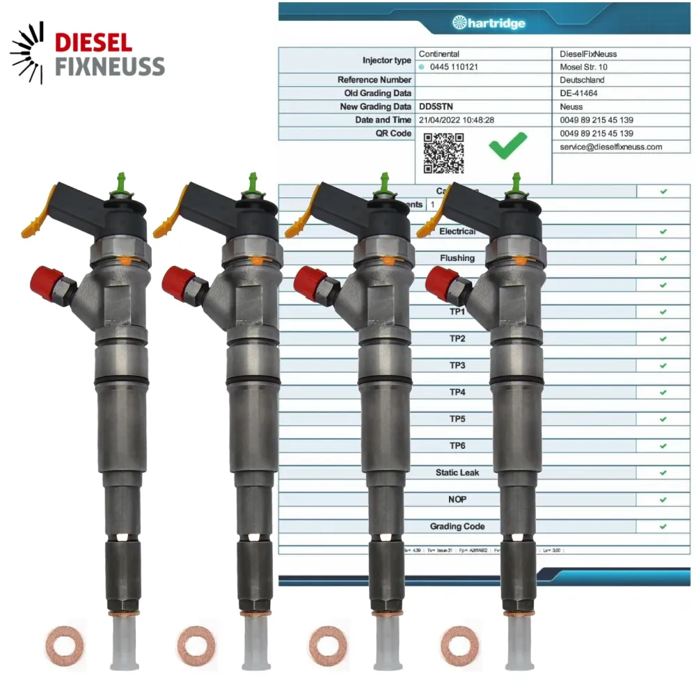4x Injecteur Mercedes CDI W203 S203 W210 S210 A6130700687 0445110120