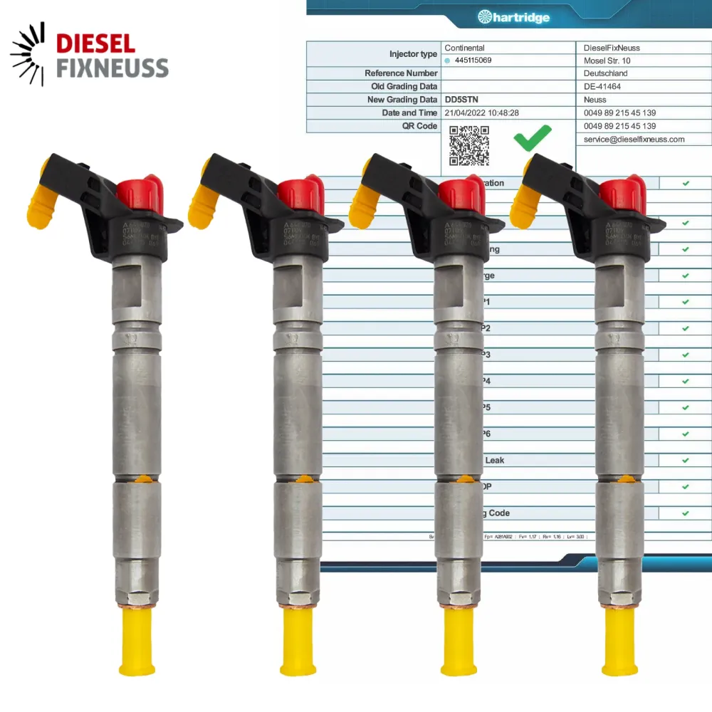 4X INJECTEUR MERCEDES SPRINTER A6460701487 0445115069 0445115033 Vito Viano