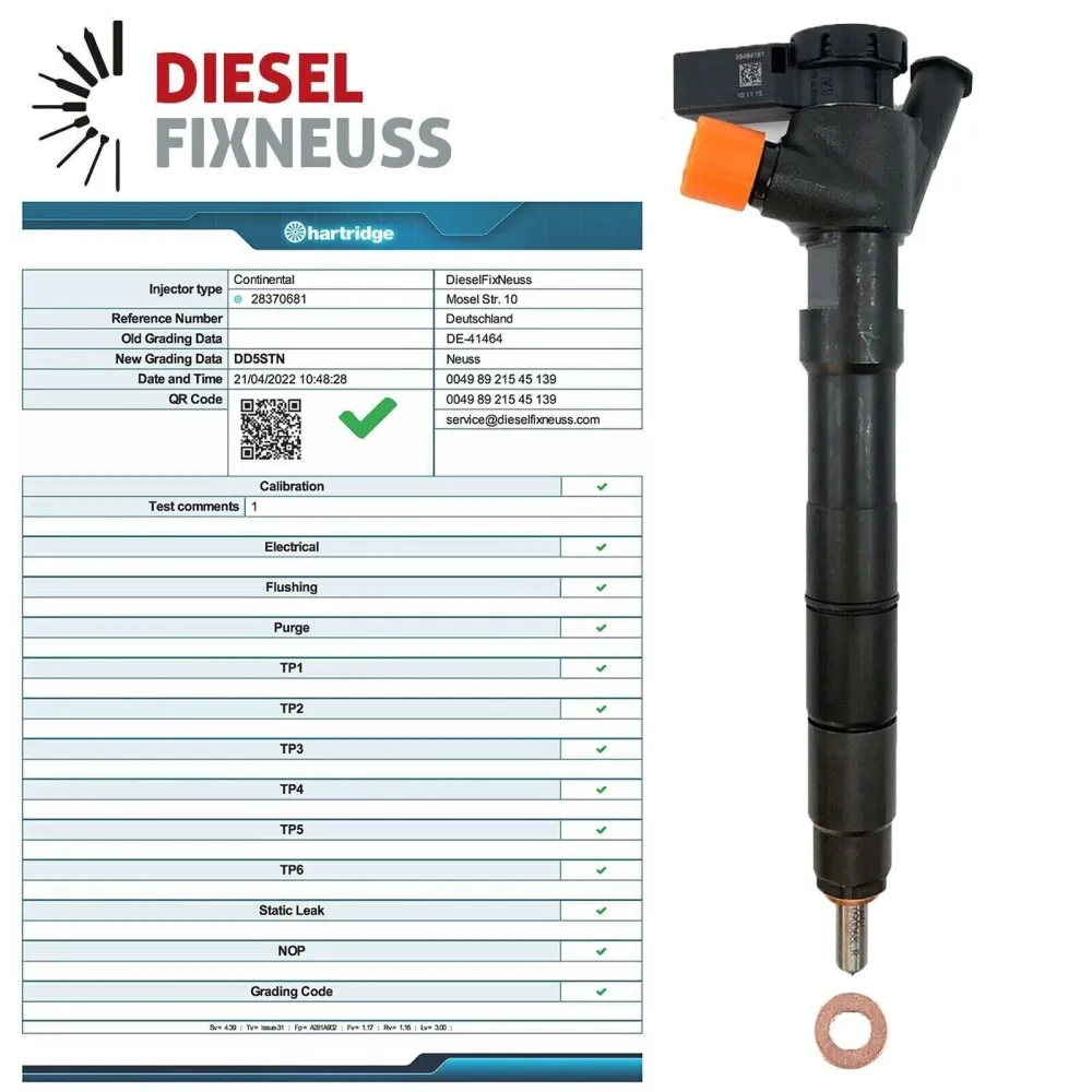 Injecteur 1.6 TDI 04L130277D Delphi 28370681 Audi Seat Skoda VW 04L130277BC