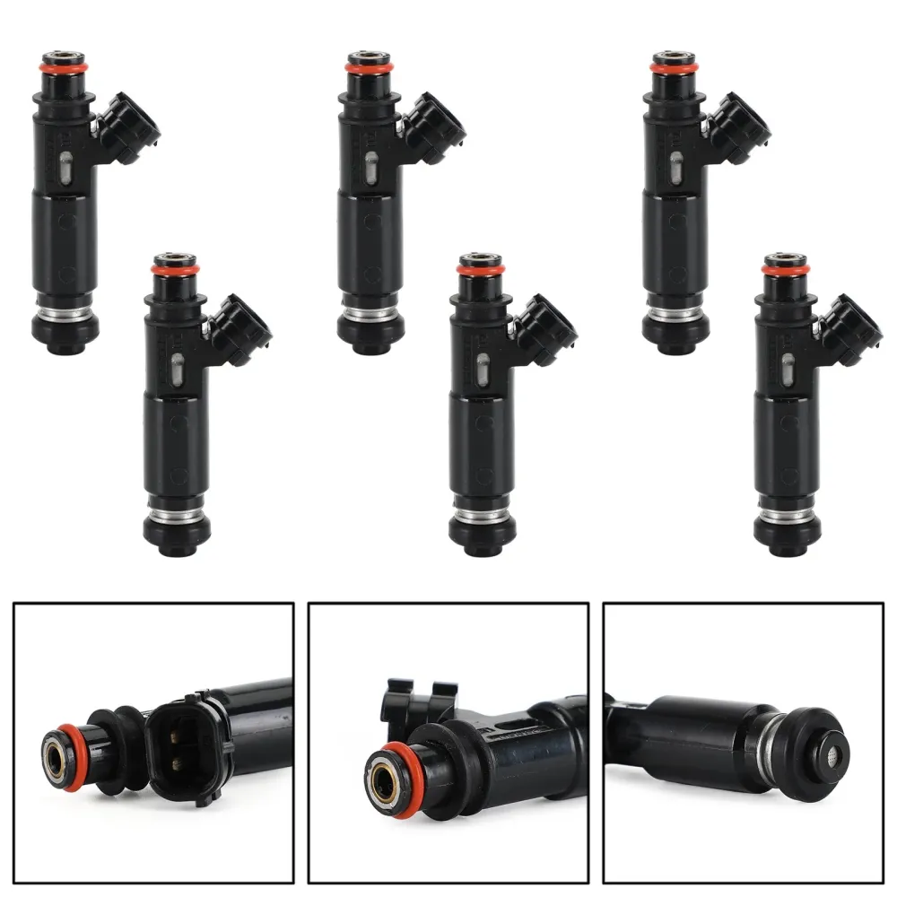 Injecteurs de carburant 195500 – 4370, adaptés à Mitsubishi Montero Pajero 3,8l V6 2003-2006, 6 pièces