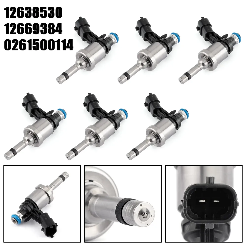 6x injecteurs de carburant pour GM Chevrolet Camaro Traverse GMC Acadia CTS 3.6L 12638530 générique