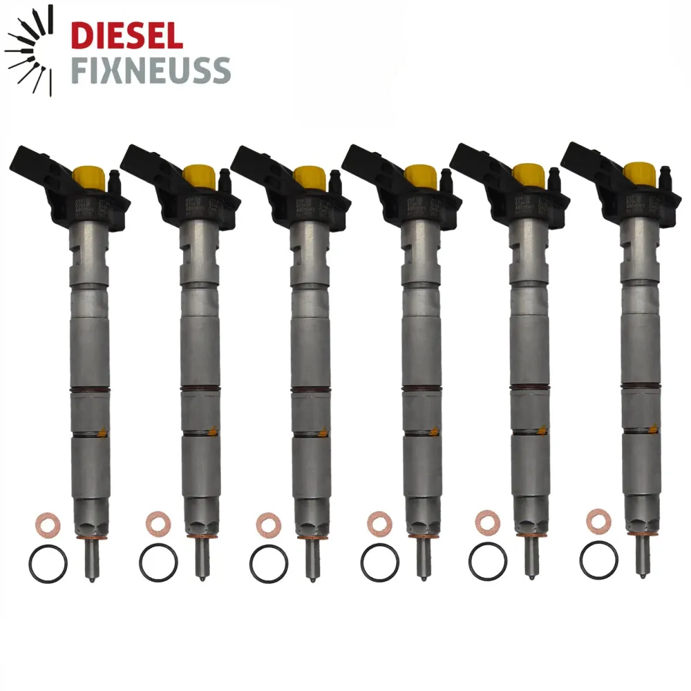 6 injecteurs d'échange 0445115037 059130277AB BOSCH Audi / VW V6 3.0 TDI
