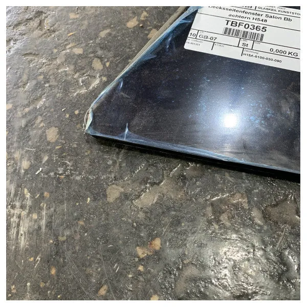 Insert en verre Hanse Yachts pour Hanse 548 fenêtre de pont salon côté tribord arrière 8 mm - TBF0365