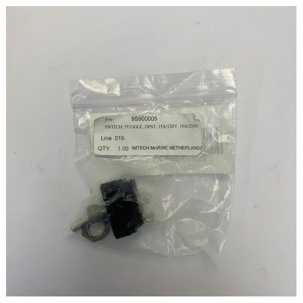 Interrupteur marin Southern Avionics 9S900005 PDST - 120V/15A 250V/10A courant alternatif