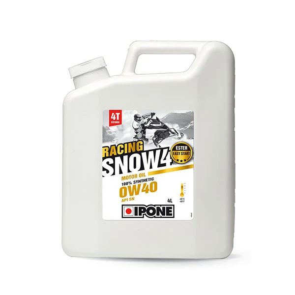 huile Ipone 100% Synthétique 0w40 Snow Racing 4