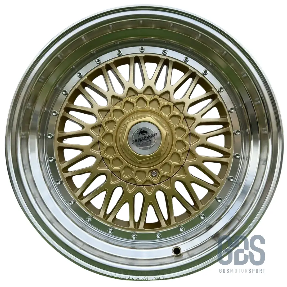 4 jantes Look BBS RS (Forzza) Gold BMW R17" X 8.5" ET30