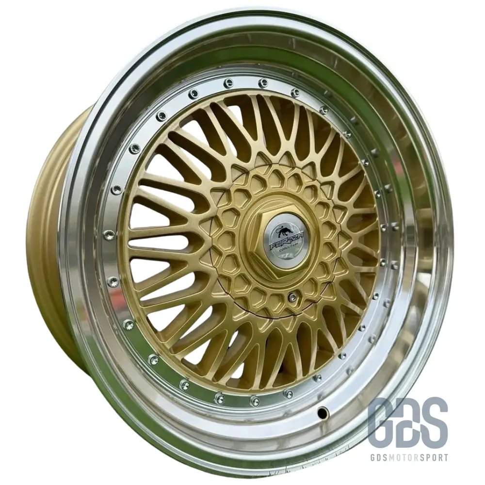 4 jantes Look BBS RS (Forzza) Gold BMW R17" X 8.5" ET30