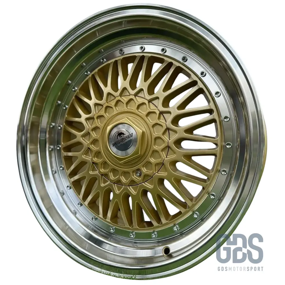 4 jantes Look BBS RS (Forzza) Gold BMW R17" X 8.5" ET30