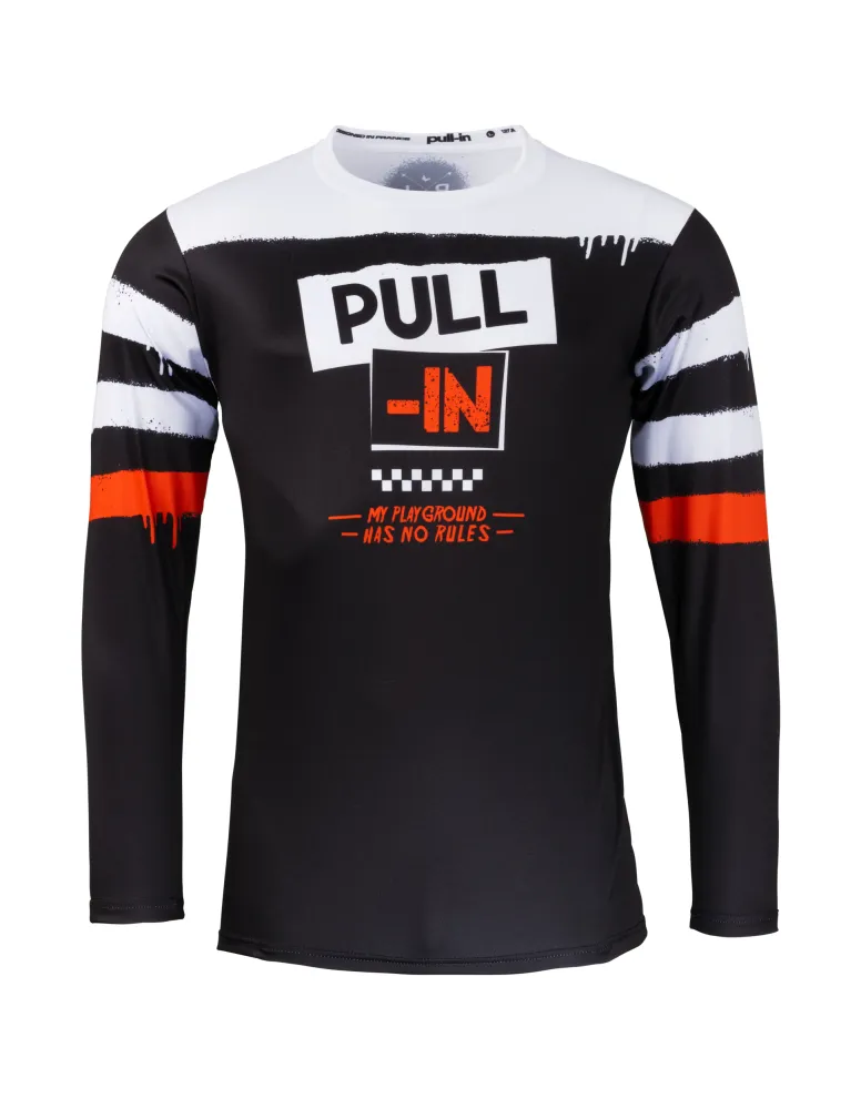Maillot enfant Pull- Trash noir/orange 2023 KENNY