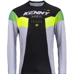 Maillot Kenny Titanium lime/noir 2023
