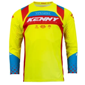 Maillot Kenny Track Focus rouge/jaune fluo 2023