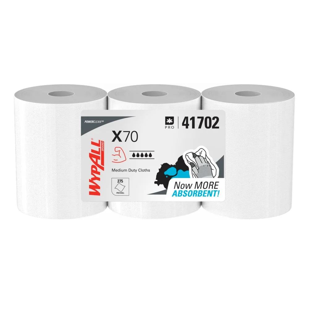WYPALL* X70 41702 - Essuie-glaces extra-robustes (3 x 825) KIMBERLY-CLARK
