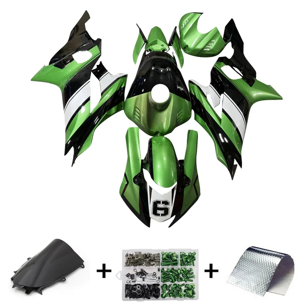 Kit de carénage d'injection carrosserie en plastique ABS adapté pour Yamaha YZF-R6 2017-2023