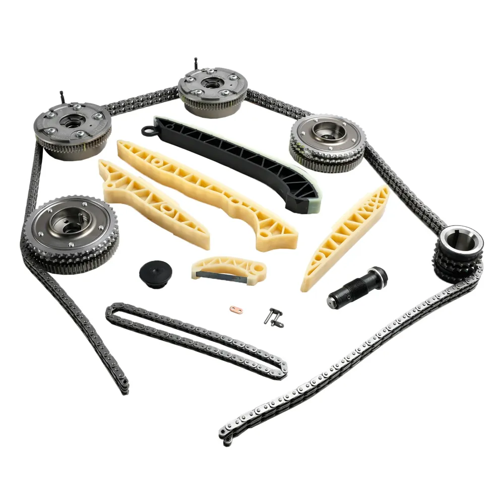 Kit de chaîne de distribution Mercedes SL550 2007-2009 + 4 × ajusteurs d'arbre à cames