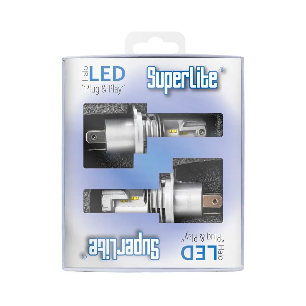 Kit de conversion au Halogène LED Superlite BOM12311 H4 28 W 6500 K LED (2 Unités)