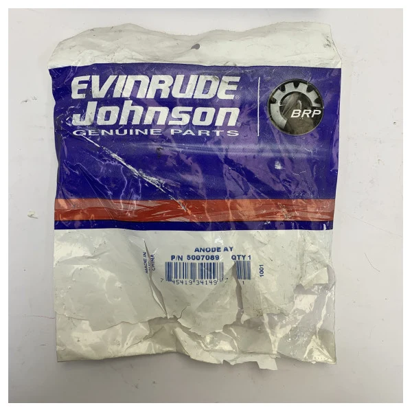 Kit d'anode en magnésium Evinrude Johnson 5007089