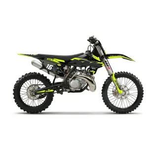 KIT DÉCO KTM SX / SXF 2017 > 2019 RACE NOIR JAUNE