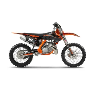 KIT DÉCO KTM SX / SXF 2017 > 2019 RACE ORANGE GRIS