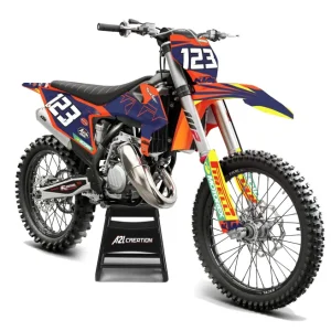 KIT DÉCO MOTOCROSS KTM SX SXF ( ADAPTABLE SUR TOUT MODELES )
