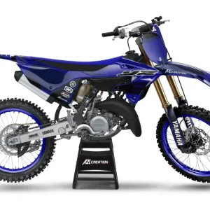 KIT DÉCO MOTOCROSS YAMAHA CLEAN - BLEU ( ADAPTABLE TOUTES YAMAHA )