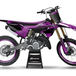 KIT DÉCO MOTOCROSS YAMAHA YZ SIMPLY - VIOLET ( ADAPTABLE TOUTES YAMAHA )