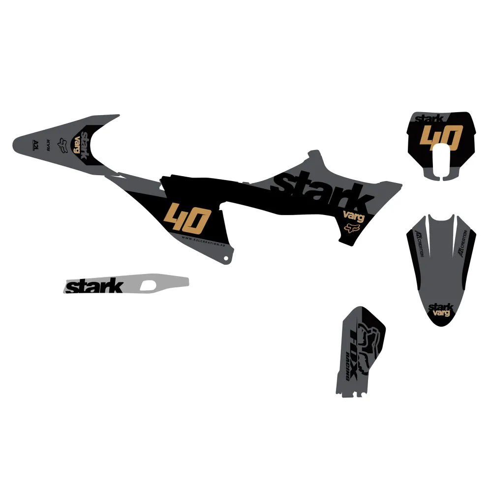 KIT DÉCO STARK FUTURE VARG SM - SOBR | GRIS OR