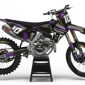 KIT DÉCO TRIUMPH TF-X - K24 - TACHE VIOLET