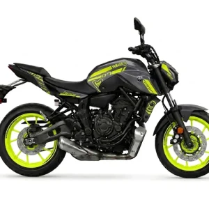 KIT DÉCO YAMAHA MT-07 2021 > 2024 - GRIS & JAUNE